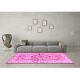 thumbnail image 3 of Ahgly Company Indoor Rectangle Geometric Pink Traditional Area Rugs, 8' x 10', 3 of 4