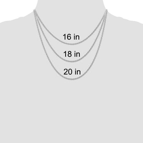 Raposa Elegance Sterling Silver Fishing Lure Charm on a Sterling Silver 18 Cable Chain Necklace
