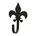 thumbnail image 1 of Crochet Mural Fleur-de-Lis Extra Petit - Noir, 1 of 1