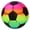 B, variant on Rainbow Volleyball, Official Size 5 Inflatable Rubber Volleyball for Kids and Adults, Soft Touch Colorful Training Ball for Outdoor Indoor Beach Pool