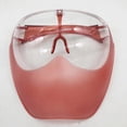 thumbnail image 4 of Pantalla facial de seguridad , Pantalla facial protectora de ojos visibles, transpirable, liviana y reutilizable, Visera de mascarilla lav rojo Baoblaze Cara, 4 of 6
