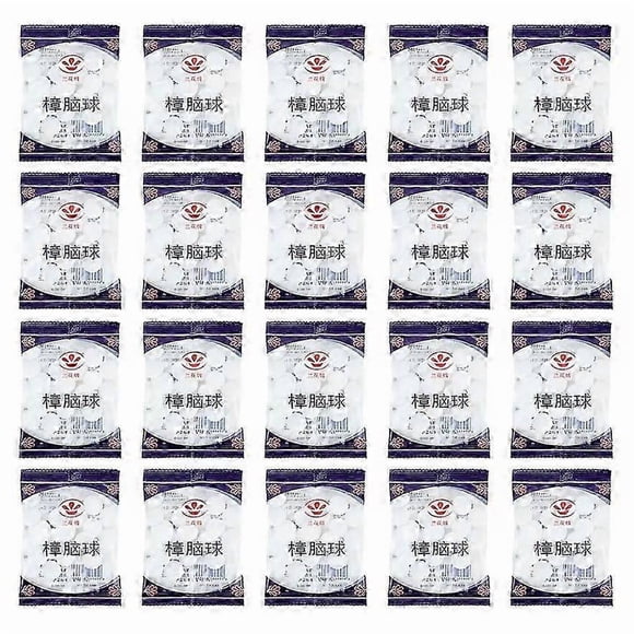Camphor Balls 20packs Anti-Mildew Anti-Moth for Wardrobes