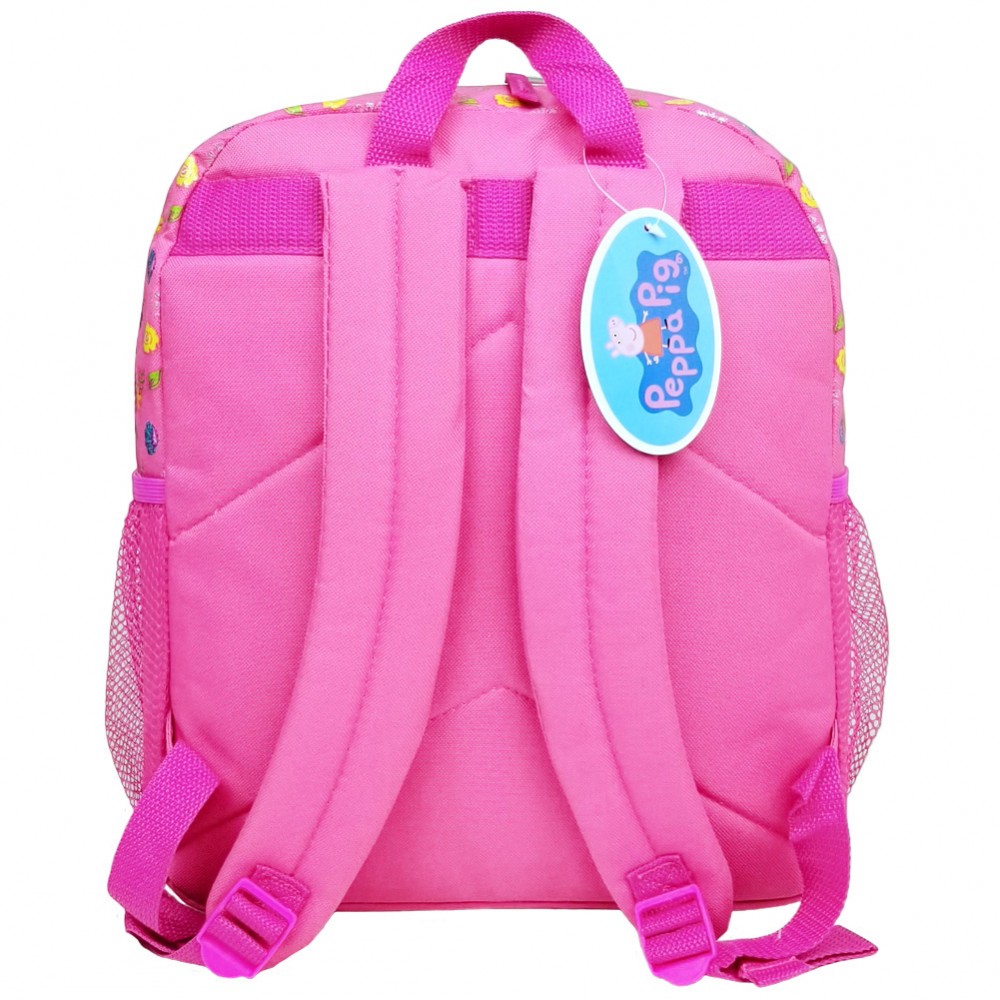 Medium Backpack - Peppa Pig - Pink Flowers All Round 14" PI47117 - image 3 of 3