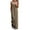 Khaki, variant on Women Casual Loose Jumpsuit Printed Pockets Sleeveless Back Strap Jumpsuit Dark Blue S