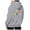 Grey, variant on Women's Zip Up Hoodies Long Sleeve Pullover With Drawstring Zipper Womens Everyday Wear For School Season And Versatile Styling Hoodies Sweatshirts