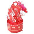 thumbnail image 2 of Valentines Day Card,Valentine's Day Heart Pop Up Card,Paper Wonder 3D Card,1PCS, 2 of 9