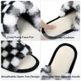 thumbnail image 2 of Gymchoice Women's Fuzzy  Open Toe  House Slippers Soft Plush Furry  Open Toe Cozy Memory Foam Winter Warm Comfy Slip On Breathable Sandals Indoor Outdoor Slippers for Women and Girls, 2 of 7