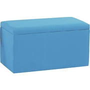 Skyline Furniture - Upholstered Storage Bench and Ottoman, Turquoise