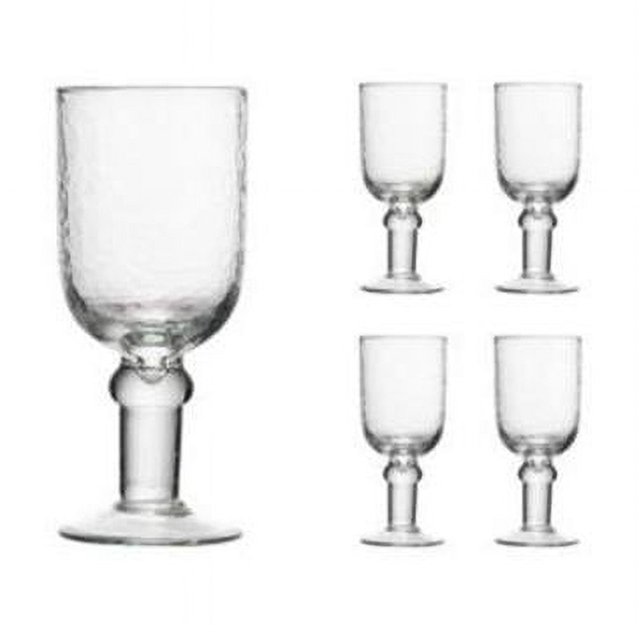Godinger 44911 Large Goblets Wine Glass, Clear - Set of 4