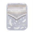 thumbnail image 2 of Kalimba 17 Teclas Profesional Pulgar Piano Acrílico Kalimba Pulgar Piano Teclado Instrumento Musical Pluma, 2 of 5