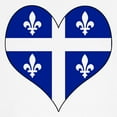 thumbnail image 3 of CafePress - Quebec Heart Baseball Jersey - Cotton Baseball Jersey, 3/4 Raglan Sleeve Shirt, 3 of 4