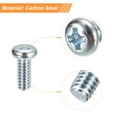 thumbnail image 4 of #10 24x1/2" Pan Head Phillips Machine Screws, 25 Pack Zinc Plated Carbon Steel Cross Head Screws, 4 of 5