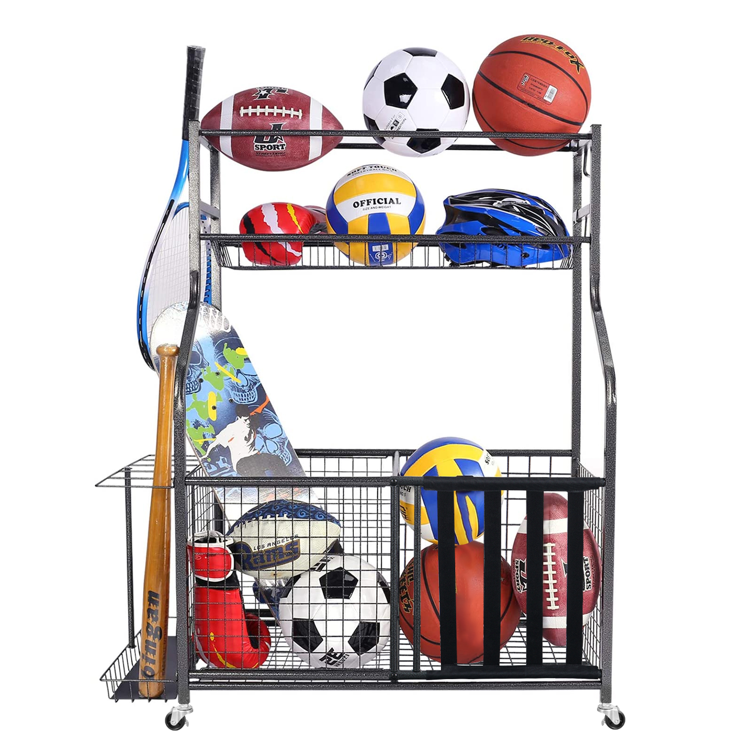 MYTHINGLOGIC Garage Storage System Garage Organizer with Baskets and