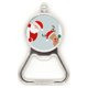 thumbnail image 1 of La Navidad Santa Claus Elk peep Acero inoxidable Metal cerveza tapa sacacorchos, 1 of 3