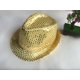 thumbnail image 1 of Sombrero de baile para presentaciones escénicas, sombrero de jazz para niños, sombrero de festival para niños, sombrero de lentejuelas para adultos, 1 of 2