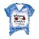 thumbnail image 1 of Camisas Navideñas Para Mujer Con Estampado Casual de Manga Corta Suelta Con Cuello en V Odeerbi ODB202607, 1 of 5