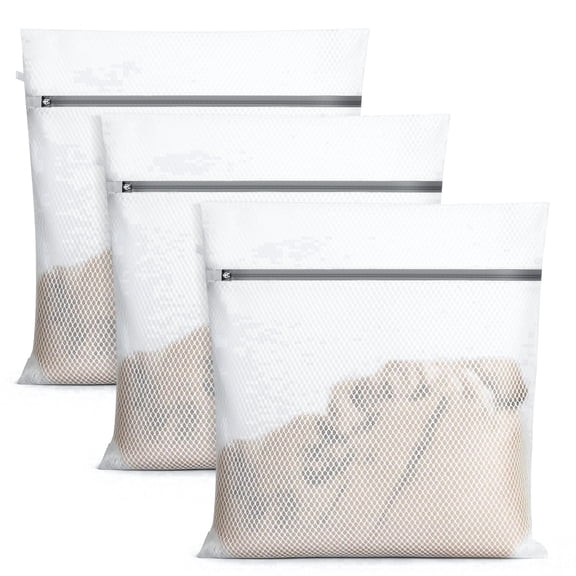 Garner 3 Pack Large Mesh Laundry Bags 23.6" for delicates