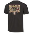 thumbnail image 3 of Unisex  Black Florida State Seminoles Bouquet Hyper Local Comfort Colors T-Shirt, 3 of 3