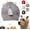 Gray, variant on Quiet Ears for Dogs, Doggie Ear Muffs, Dog Ear Muffs Noise Protection, Quiet Ears for Small Dogs, Winter Ear Warmer Hat for Medium Large Dogs Cats, Dog Hat with Ears, Warm Knitted Hat (Gray)