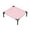 A004- Pink, variant on Elevated Dog Bed for Medium Dogs Cooling Breathable Mesh Raised Pet Cot with Sturdy Metal Frame for Indoor Outdoor Use 36 X 30 Inch Black