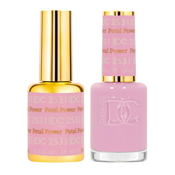 Set de esmaltes en gel DND DC Free Spirit Petal Power 15 ml + 15 ml