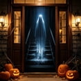 thumbnail image 6 of Trovenix Halloween Door Cover Spooky Entrance Festive Door Hanging Decoration for Home Courtyard Indoor Outdoor Party Decor, 6 of 6