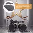 thumbnail image 4 of MERRYHAPY Drum Mute Pads 14 Pieces Professional Drum Accessories Black for Drum Practice and, 4 of 5
