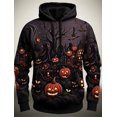 thumbnail image 2 of Sudadera con capucha de Halloween 2024 nueva con patrón de bolsillo frontal 3D para parejas, fiesta de disfraces de carnaval de Halloween, fiesta de impresión 3D, festival, 2 of 4