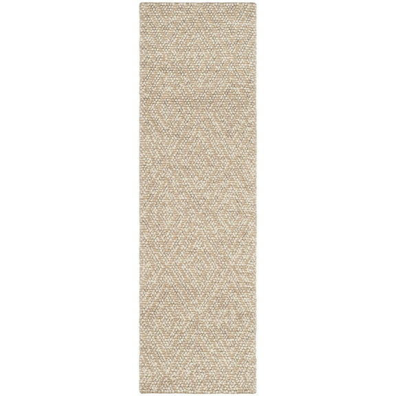 SAFAVIEH Natura Glenda Geometric Runner Rug, Beige, 2'3" x 6'