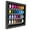 Black with Black Backing, variant on 10x10 Black Wood Shadow Box Display Case Frame for Block Figures | Holds up to 28 Figurines -