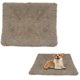 thumbnail image 1 of Manta De Cachorro Mantas De Lana Pequeñas Para Mascotas Mascota Esponjosa Suave Perro Gato Acogedor Reversible,Gray,11 Feliz Sencillez, 1 of 5