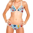 thumbnail image 2 of Bowling Detachable Sponge Adjustable Strap Bikini Set Two-Pack, Ideal for Beach and Pool Parties, 2 of 6