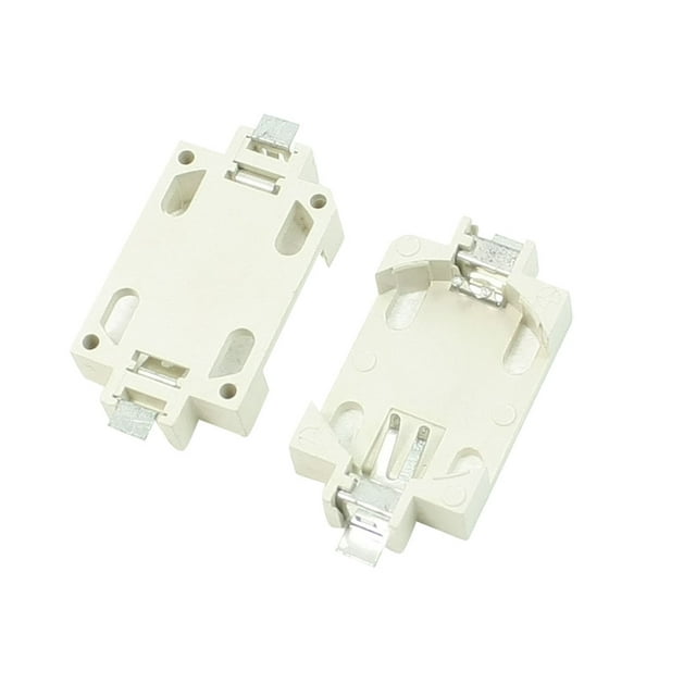 Unique Bargains 30mm Distance CR2032 CR2025 Button Cell Battery Holders Sockets Cases 2 Pcs