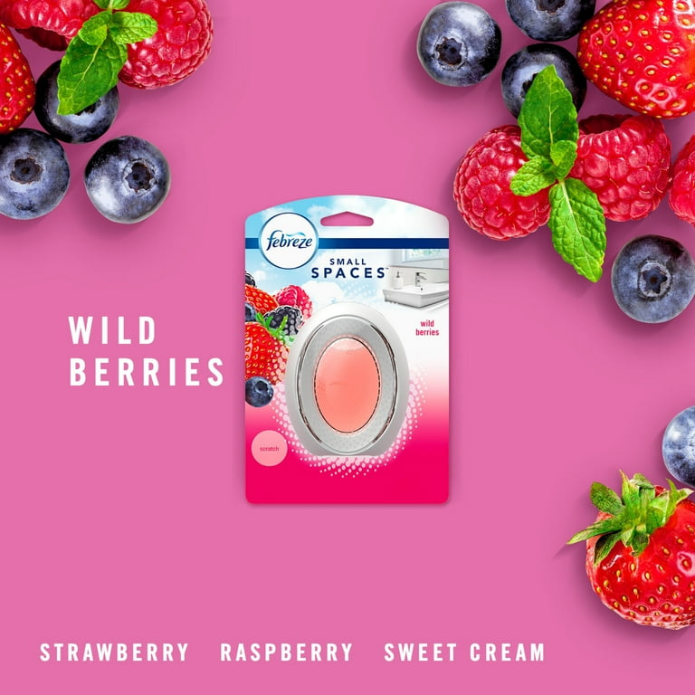 mini berry shop.ྀི ページ Febreze Small Spaces Air Freshener, Scent - Berry & Bramble