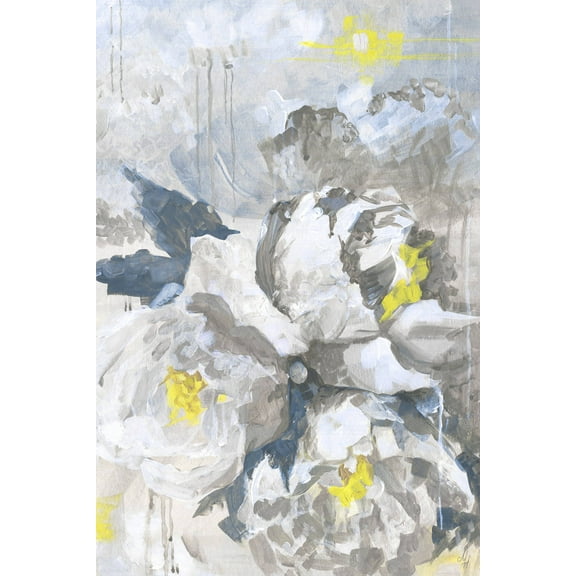 Marmont Hill White Peony III Canvas Wall Art