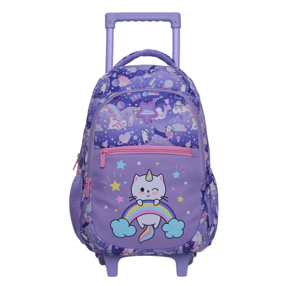 Mochila Carro Intantil Nina Strong Magic Cat Morado Head Knasta Chile