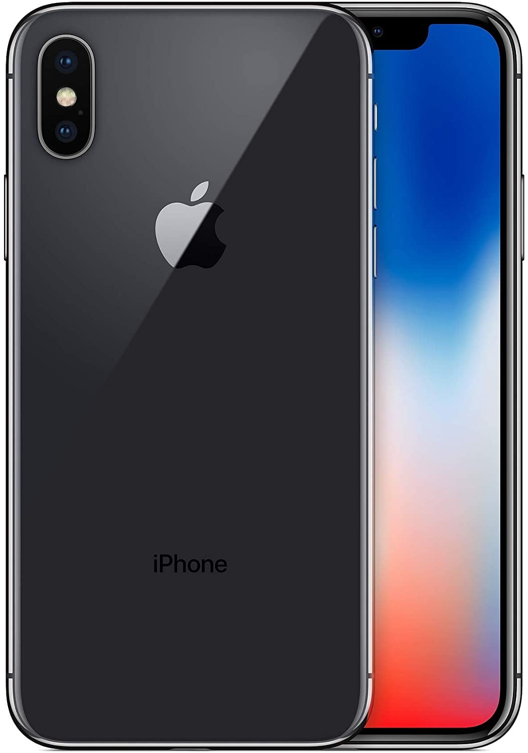 Restored Apple iPhone X - Fully Unlocked - 256 GB Space Gray
