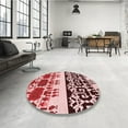 thumbnail image 4 of Ahgly Company Machine Washable Indoor Rectangle Transitional Pink Area Rugs, 2' x 5', 4 of 7