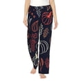 thumbnail image 1 of Balery Thanksgiving Pantalones de pijama para mujer, pijamas ultraligeros, pantalones de estar por casa-Small, 1 of 6