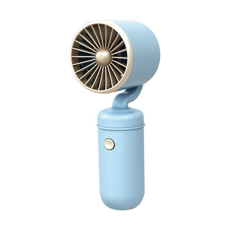 

Kezqiaxn Mini Personals Fan Clearance Summer Portable Carry Handheld Fans Rechargeable Household Small Ventilators Student Dormitory Outdoor Low Noise Faning Summer Gift Blue