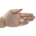 thumbnail image 5 of 14K Yellow Gold Diamond Puff Heart Pendant 1.20" Ladies Pave Domed Charm 2.55 Ct, 5 of 5