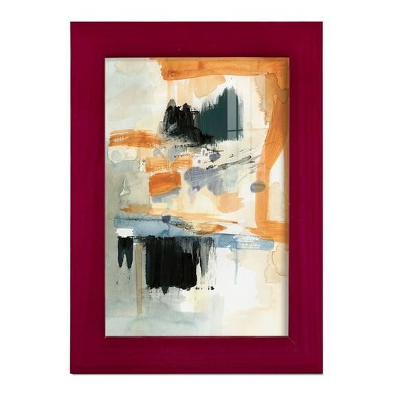 Seria II - Framed Print w/glass - Cherry Red