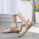 thumbnail image 5 of Amzcrzy Zapatos de mujer,Zapatos de mujer,Zapatillas de mujer, Sandalias planas con tiras en T para mujer, estilo casual, con diamantes de imitación, para playa y elegantes Sandalias Mujer Zapatillas, 5 of 6