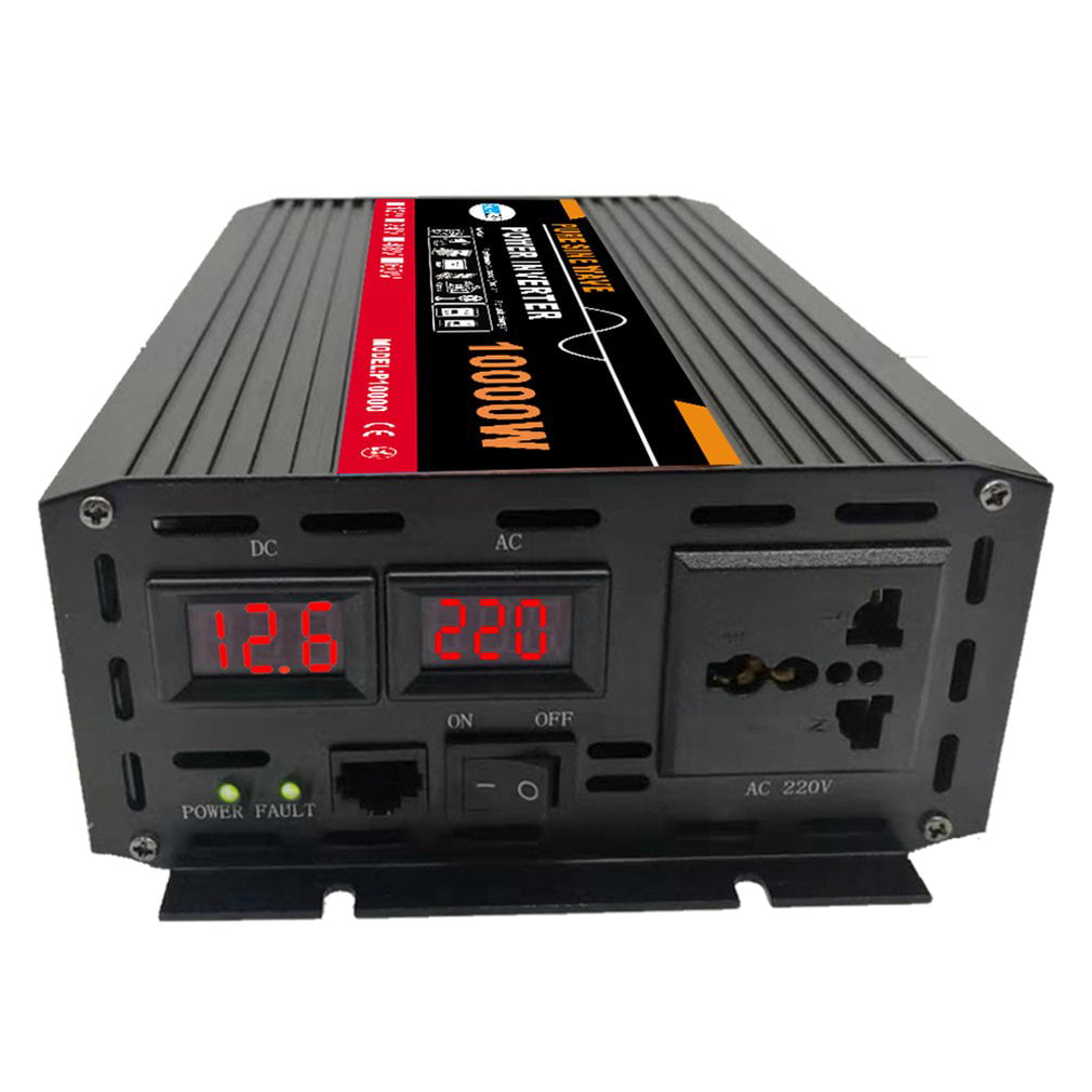 Intelligent Pure Sine Wave Inverter DC 12V24V48V to AC 110V/220V 2000W-6000W Max 