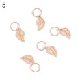 thumbnail image 1 of 5/10Pcs Punk Women Hip-Hop Braid Hand Cross Shell Leaf Ring Hair Clips Accessory, 1 of 10