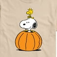 thumbnail image 2 of Peanuts - Snoopy Woodstock Pumpkin - Men's Short Sleeve Graphic T-Shirt, 2 of 6