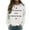White, variant on Women'S Sweatshirt Long Sleeve Sweatshirt Pullover Sweatshirt White Cute Crewnecks for Womens Fall Sweatshirts Trendy Clothes for Teen Girls