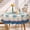 Blue, variant on ASPILLOW Round Tablecloth 60 inch Watercolor Hummingbird Floral Lace Border Waterproof Polyester Table Cover for Patio Garden Decor