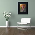 thumbnail image 3 of Trademark Fine Art "Jacqueline Kennedy Onassis" Canvas Art by Josh Byer, Black Matte, Black Frame, 3 of 4