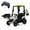 White and green, variant on Huisuilinss Ride On Excavator & Bulldozer,Excavator Ride On Car,12V Electric Vehicle With Remote Control,Front Loader,Digger,Horn,Adjustable Seat,4 In 1 Ride On Toy